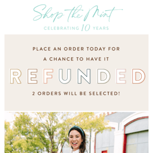 Get Your Order Refunded 🎉