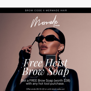 FREE HEIST BROW SOAP FROM BROW CODE ❤️‍🔥❤️‍🔥