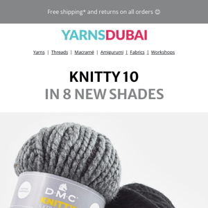 Knitty 10 🎨 in 8 new shades