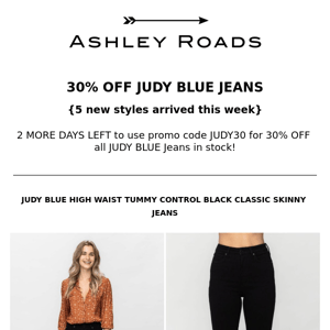 30% JUDY BLUE ✨ 5 NEW STYLES