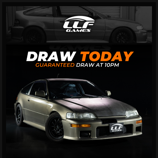 🚀 LLF Games, this Boosted 400bhp CRX could be YOURS today for 29p!