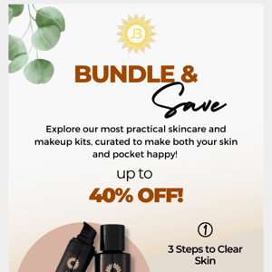 Shop bundles and save up to 40% OFF!