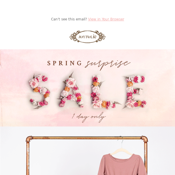 🌸 VIP Access: Surprise Spring Sale 🌸
