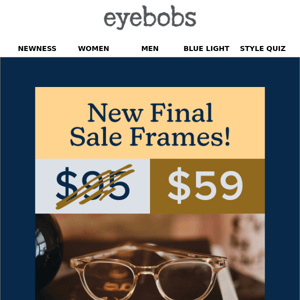 MORE 👓 dropped from $95 to $59!