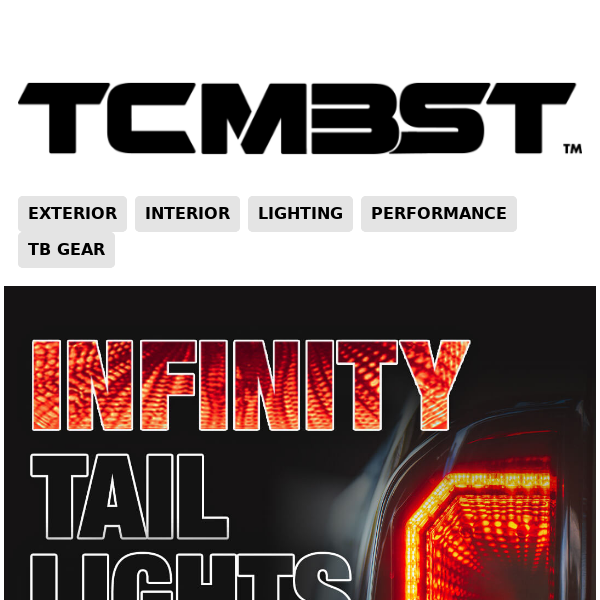 🔥Pre-Order Now: New Infinity Tail Lights✨