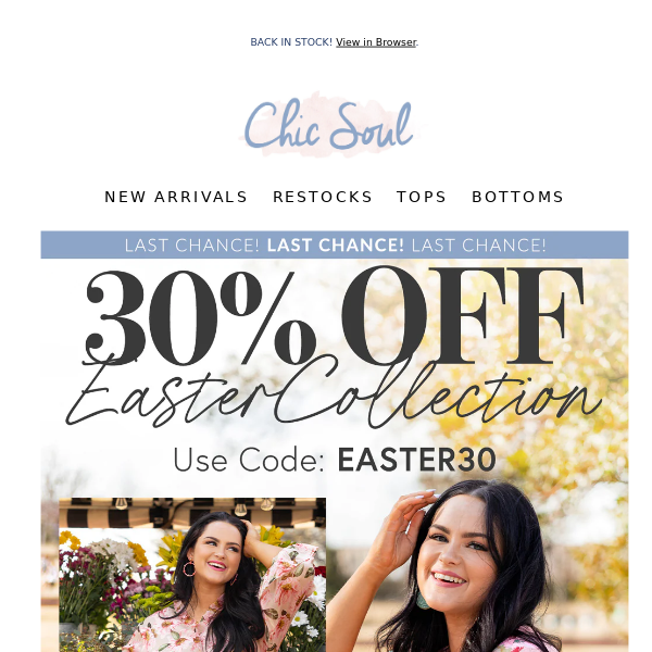 ENDS SOON! | 30% OFF Easter!🐣💐