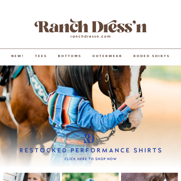 Best-Selling Performance Shirts RESTOCKED!