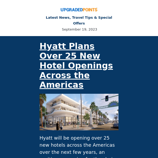 Hyatt expansion, 11k flights to London, Frontier status match, and more...