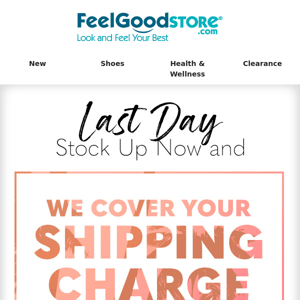 Hurry, Your Free Shipping Offer Ends TONIGHT!!
