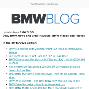 Posts from BMWBLOG for 09/15/2023