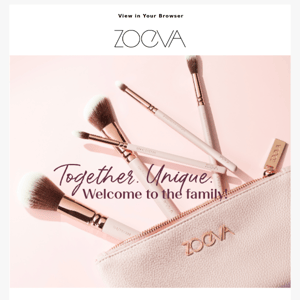 Zoeva Welcome! 10% off your first order!