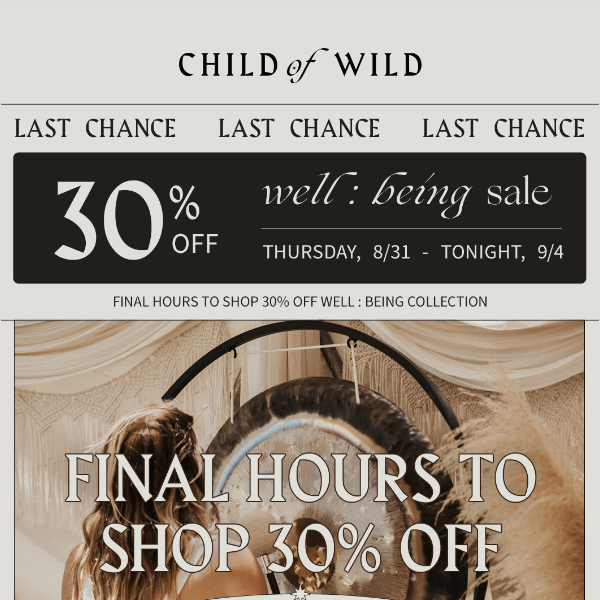 .:. FINAL HOURS .:. 30% off Select Jewelry & Objects