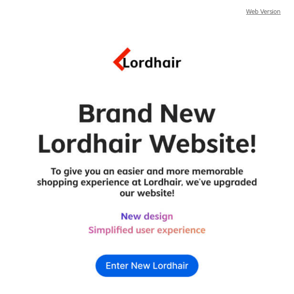 Brand New Lordhair Website！🎃