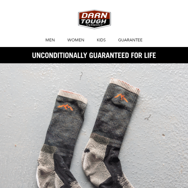 It’s True…We Guarantee Our Socks for Life
