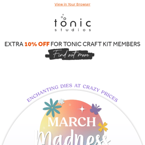 Tonic Studios USA, A March Madness Memory Book?!✨