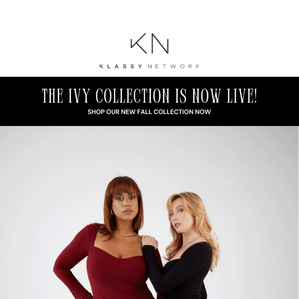 The Ivy Collection is now LIVE 🥳