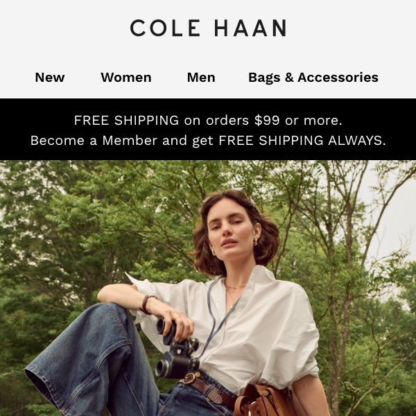 Cole Haan Essential Mini Saddle Bag