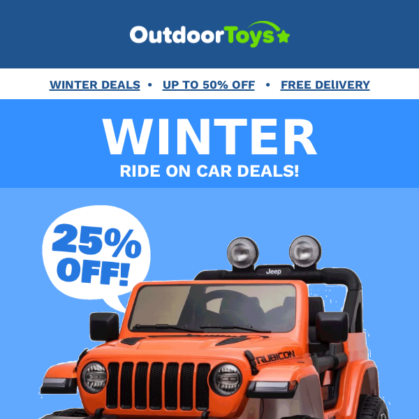 Winter Deals and Offers!