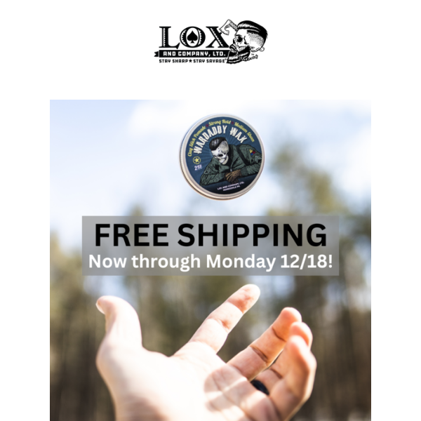 Save $$ With Free Shipping Now!