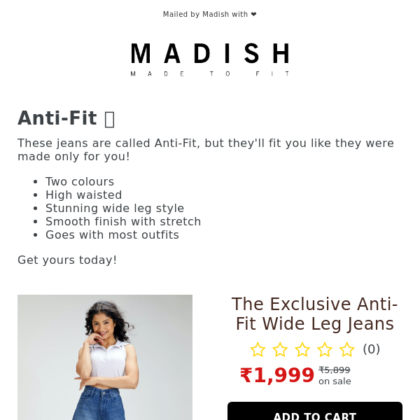 Our Newest Jeans - The Anti-Fit Wide Leg 😍 - Madish