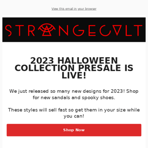 NEW 2023 Shoes are Shipping Now! 🎃🖤
