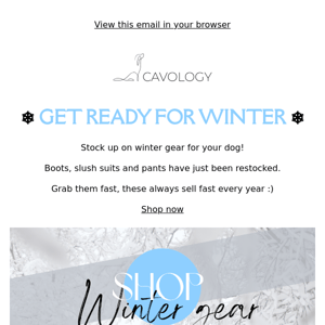 Stock up on winter gear! ❄⛄