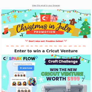🔥 WIN a Cricut Venture 🎁 NEW Free Gift!