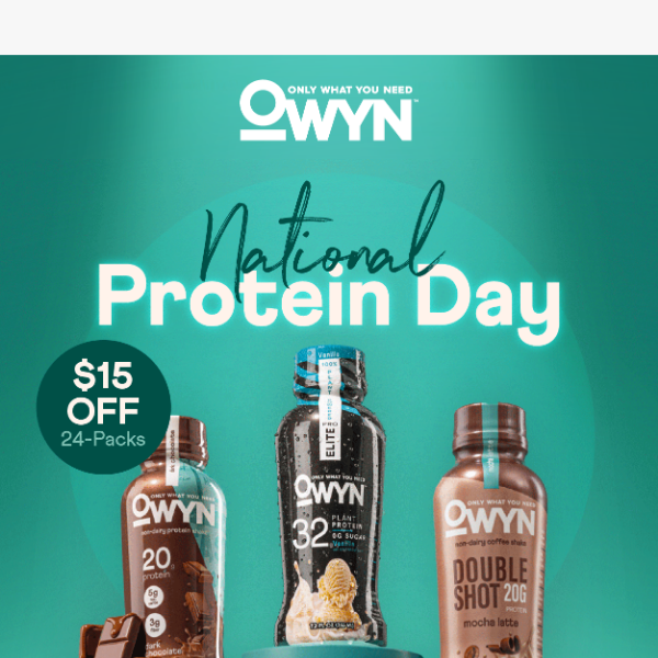 😎National Protein Day Exclusive Sale!