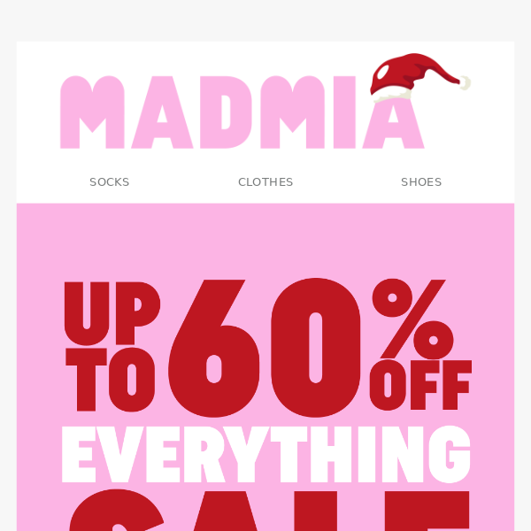 📣Up to 60% OFF EVERYTHING!💕