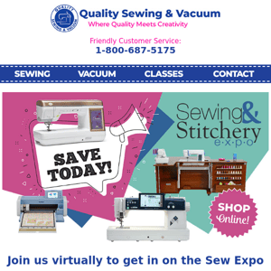 Save Online Today - Special Expo Savings