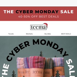 It's Cyber Monday! Shop Our Best Deals & Save 40-50% Off Now 🎉🎉🎉
