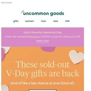 These sold-out V-Day gifts are back