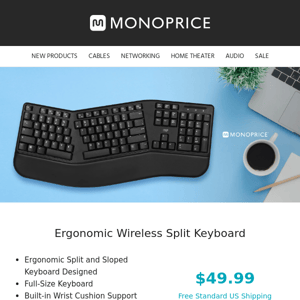 TAKE A CLOSER LOOK! New Wireless Keyboards