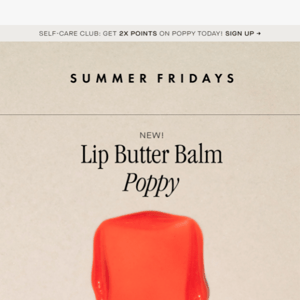 NEW Lip Butter Balm Poppy 🧡