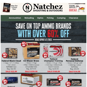 Save on Top Ammo Brands
