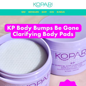 👋 Bye bye body bumps & dark spots