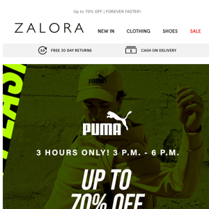 Enjoy EXTRA 40% OFF from PUMA 💥🏋️