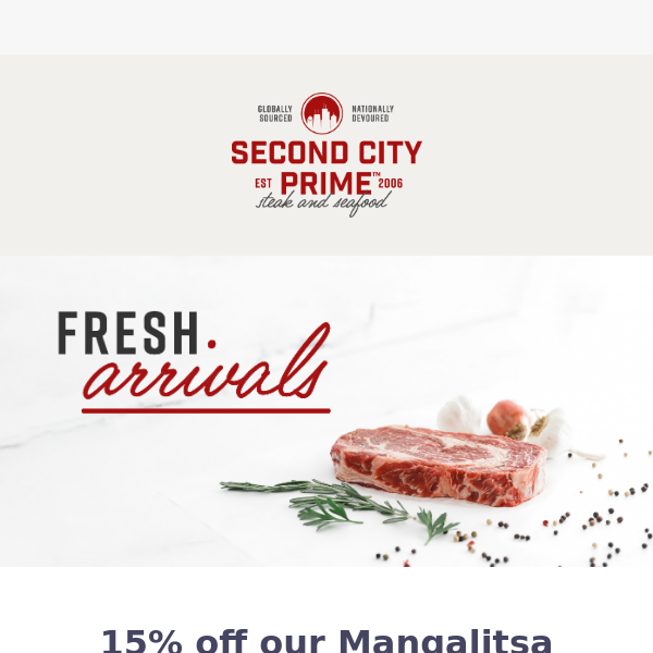 15% off all of our Mangalitsa lineup 😱