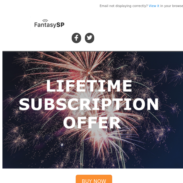 Lifetime Fantasy+Betting Subscription Offering