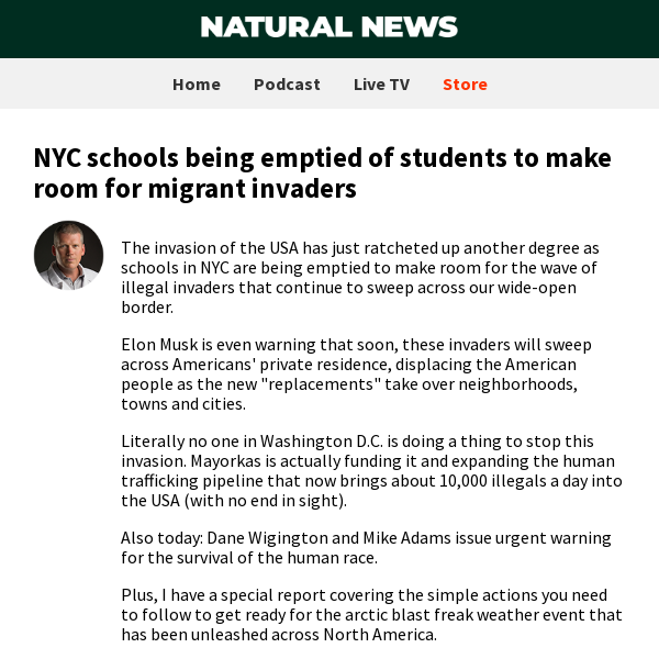 NYC schools being emptied of students to make room for migrant invaders