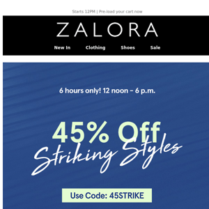 Monday Special: Striking styles at 45% OFF 💥