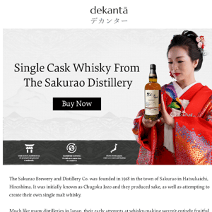 Sakurao Single Cask Whisky