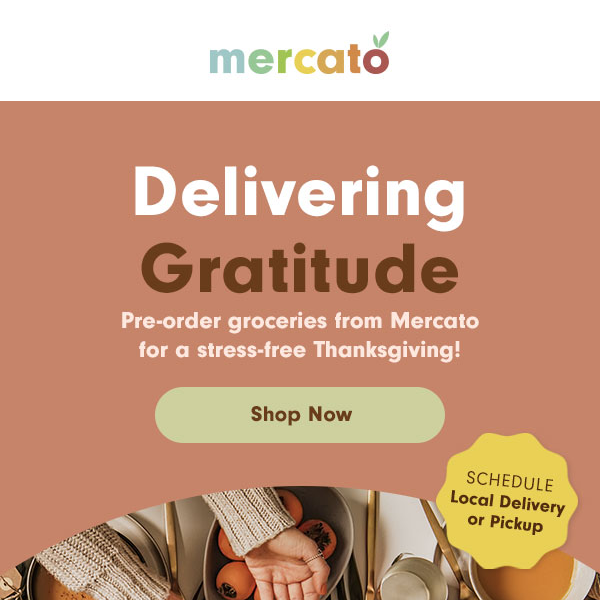 Mercato’s Easiest Thanksgiving Dinner Ever