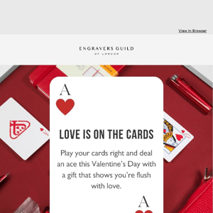 Deal An Ace This Valentine's Day