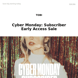 ❤️ EARLY ACCESS GRANTED | Cyber Monday Deals ❤️