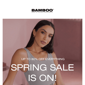 Don't miss out: up to 80% OFF ⏰