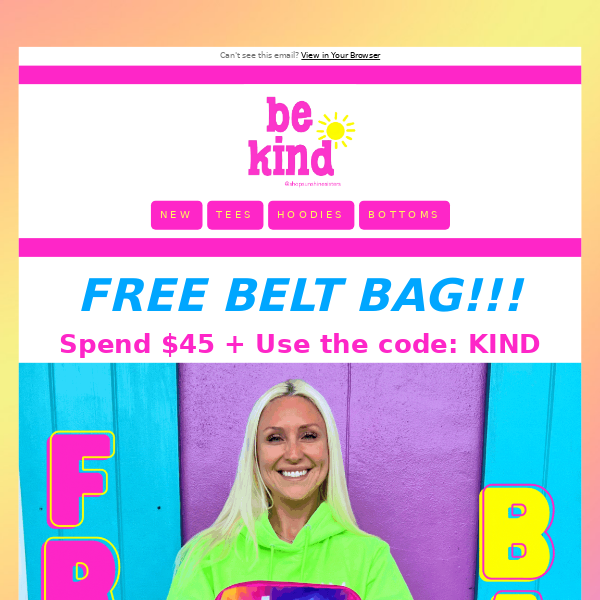 FREE Belt Bag 🤩🌈