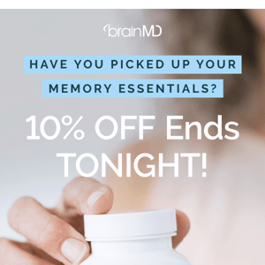 Don’t Forget! 10% OFF Memory Essentials Ends Tonight