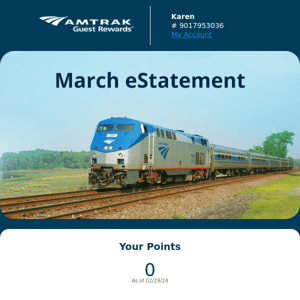 Now Arriving: Your March eStatement