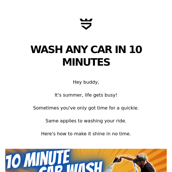 HOW TO: Wash any car in 10 minutes or less ⏰